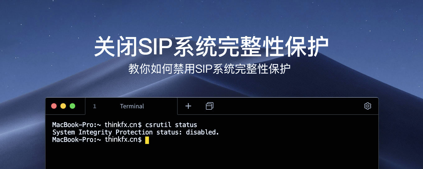 如何关闭SIP系统完整性插图